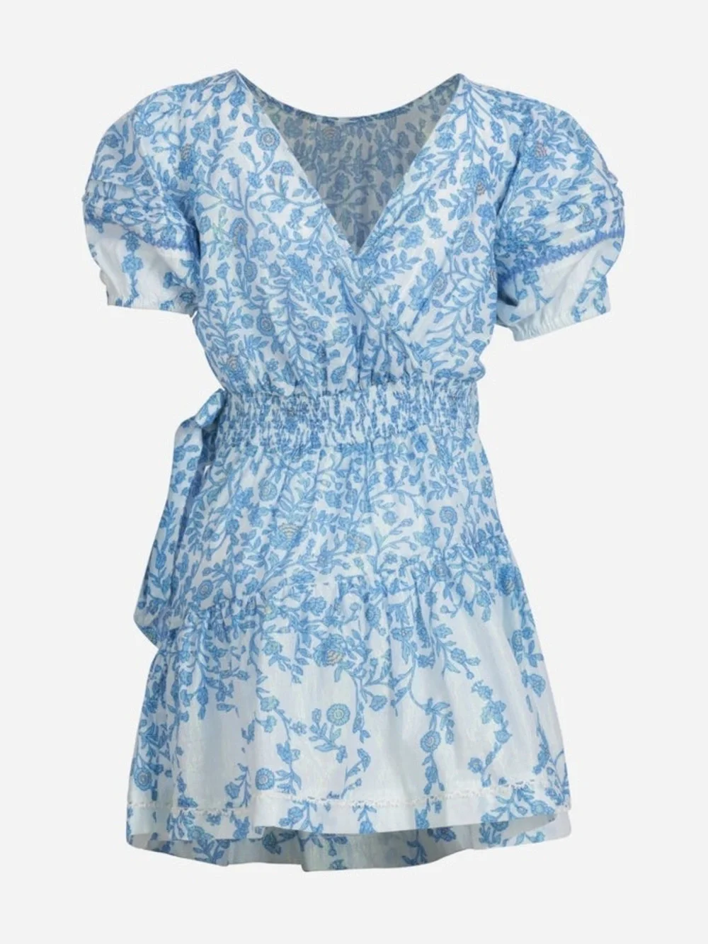 POUPETTE ST. BARTH MINI DRESS CHANTAL FOR GIRLS - BLUE LAZULI Sz: 6
